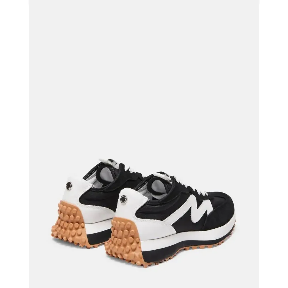 Steve Madden Black White & Gum-Trim Women's Sneakers